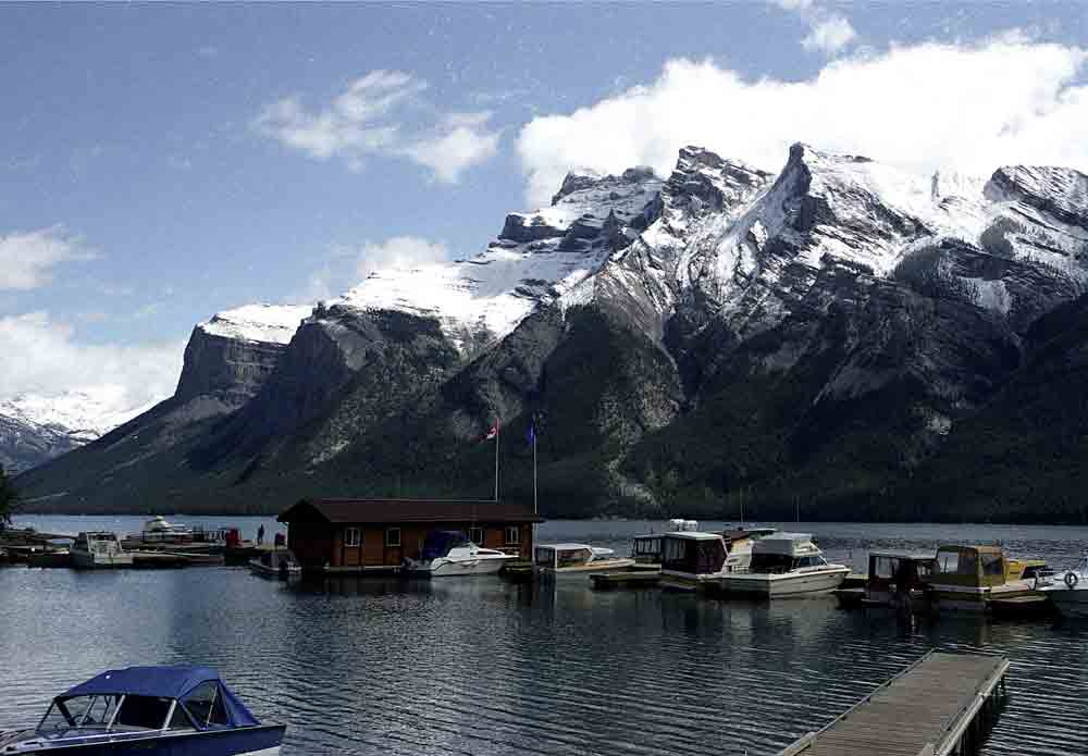 58 - Canada - parque nacional de Banff, lago Minennwanka